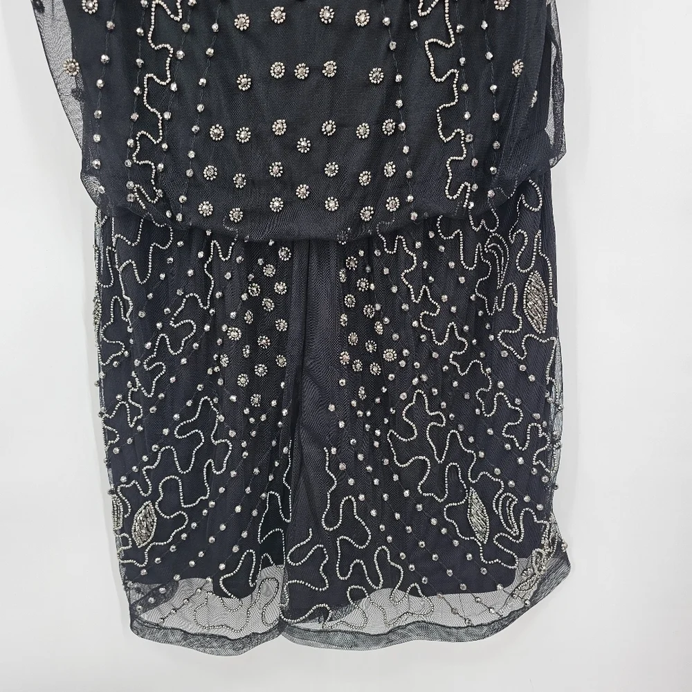 Dex Black Beaded Romper | Size L | Glam Party Festival Look - Picture 3 of 7